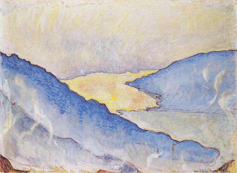 Abendnebel am Thunersee, Ferdinand Hodler